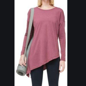 Lululemon "Mauve to the Point" long sleeve shirt